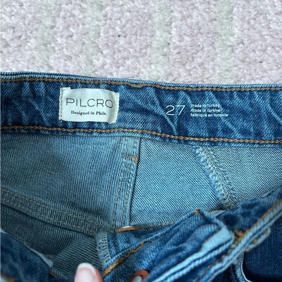 NWT PILCRO VINTAGE HIGH-RISE STRAIGHT-LEG JEANS Size 27 - Picture 5 of 12